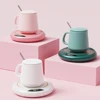 Coffee Mug Warmer Thermostatic Electric Cups Heater 3 Temperature Settings Auto Shut Off Smart Heating Coaster for Home Office 4