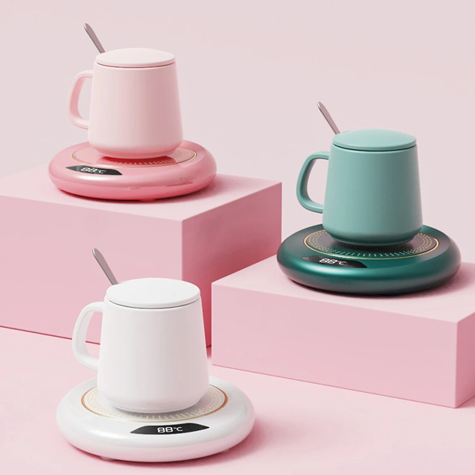 Electric Coffee Mug Warmer with Temperature Control