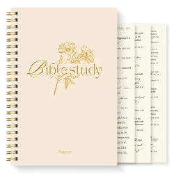 Inspirational Bible Study & Prayer Journal with S.O.A.P Method ( Light Yellow)