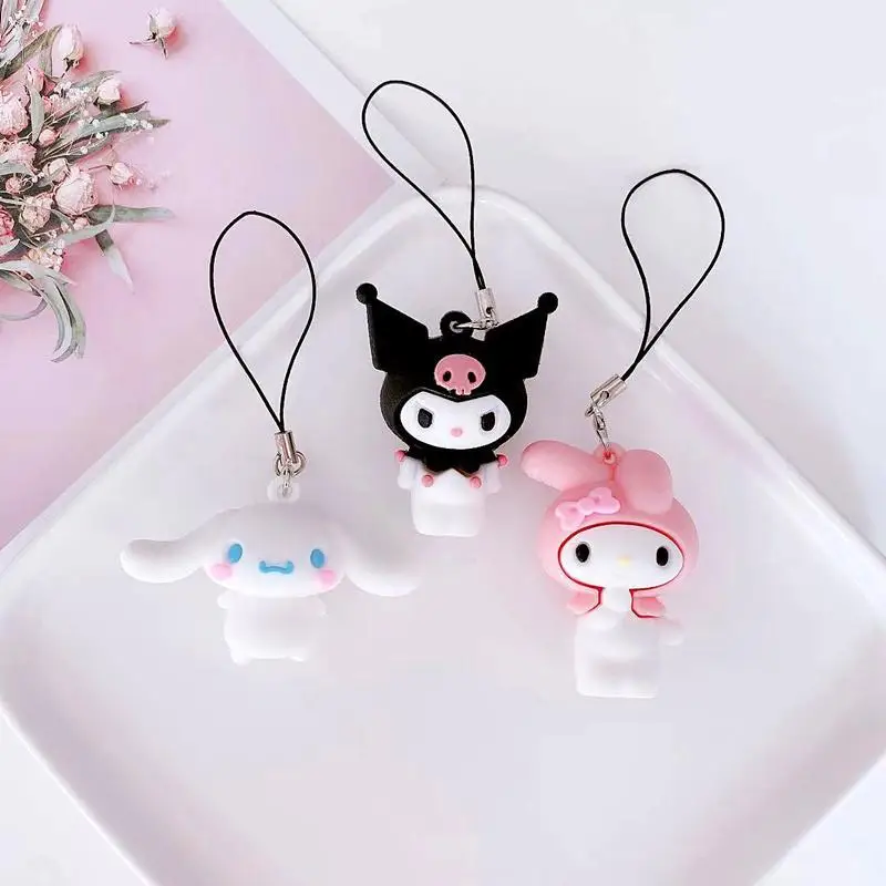 

Sanrio Kawaii Anime Cartoon Cute Cinnamon Roll Kulomi Mobile Phone Pendant U Disk Pendant Mobile Lanyard Bag Ornament Wholesale