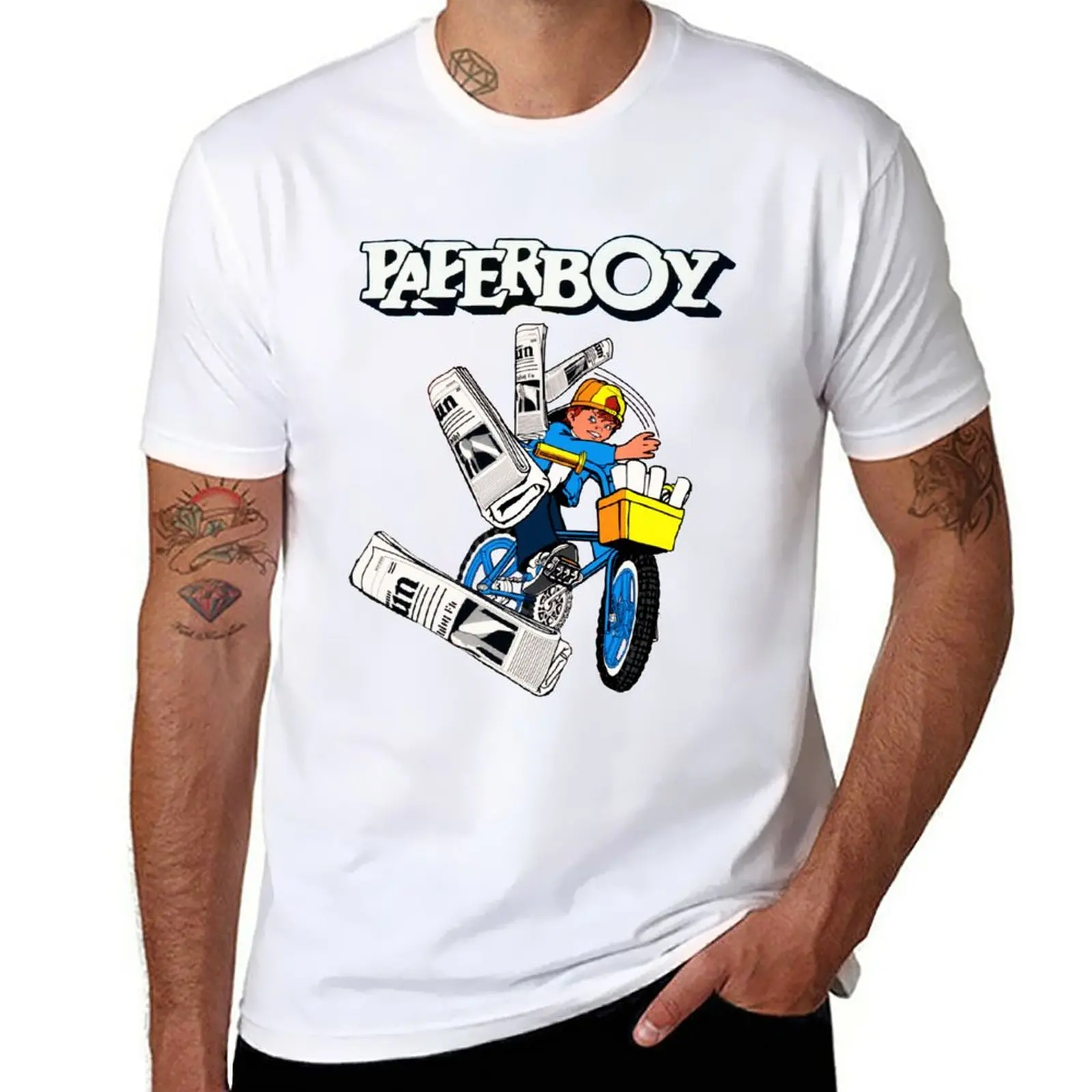 

Paperboy Arcade T-Shirt sublime summer top mens graphic t-shirts funny
