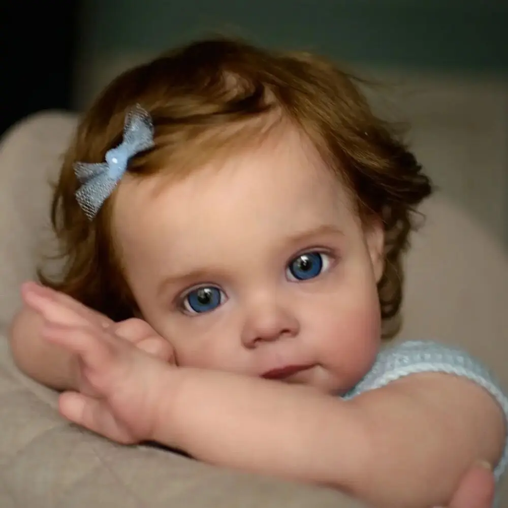 Full Silicone Reborn Baby 60 cm Toddler Maggi Princess Doll Lifelike Cute Babies Very Soft Body Kids Birthday XMAS Gift Boneca 5