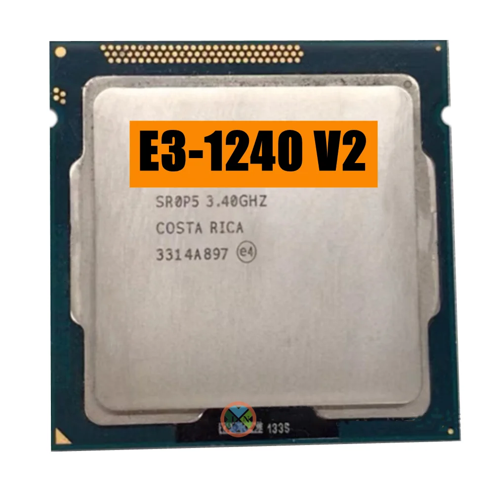 Processador Cpu Xeon e3 1240 v2 8m Cache 3.40 Ghz Sr0p5 Lga1155 e3 1240 v2 E31240v2