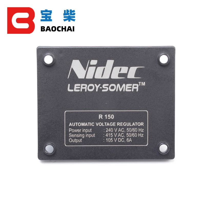  R150 AVR 브러시리스 디젤 발전기, 자동 전압 조정기 안정기 제어 모듈, Leroy Smoer Genset 예비 부품
