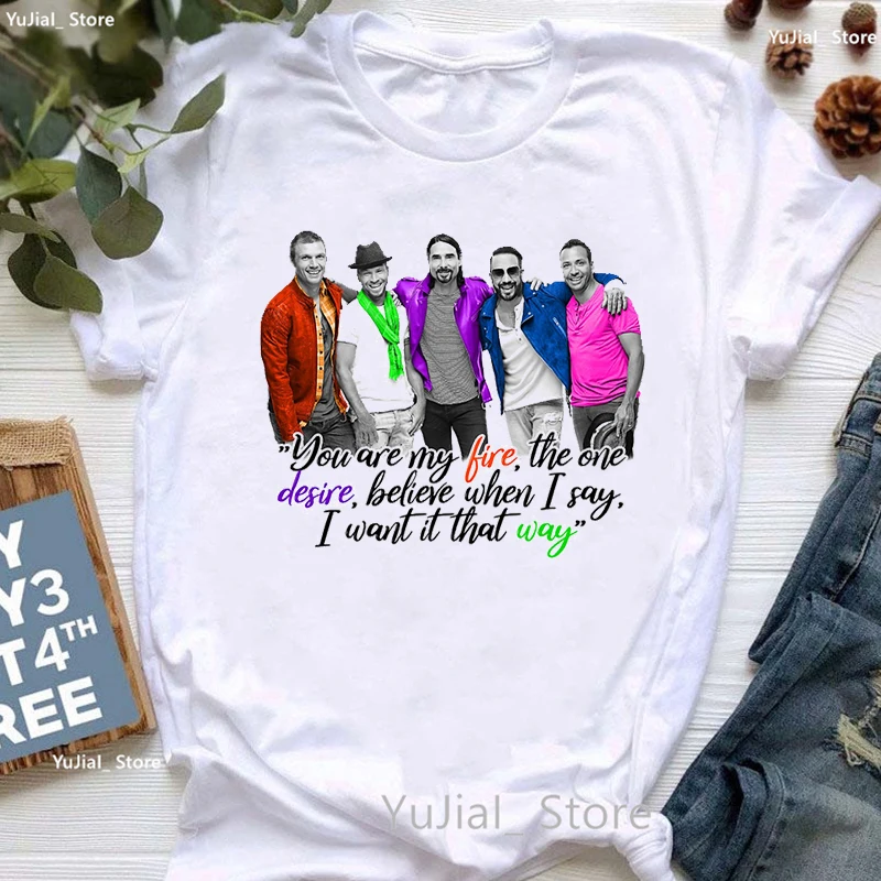 Bsb Girls I Am Not Old I Am Vintage Graphic Print T-Shirt Women Clothes 2024 Backstreet Boys World T Shirt Femme Harajuku Shirt 2