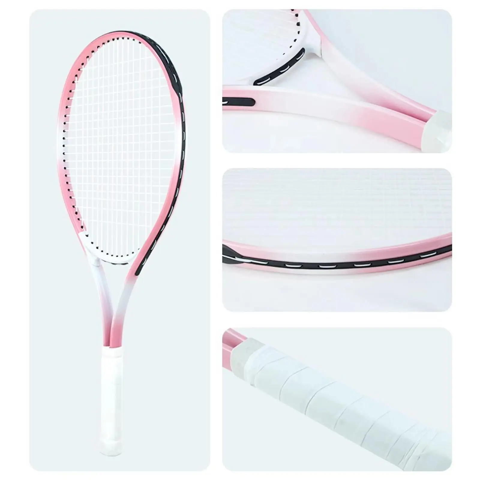 Tennis Racket with Pre Durability Practice Portable Professional Equipment Lightweight Tennis Racquet Comfortable Grip