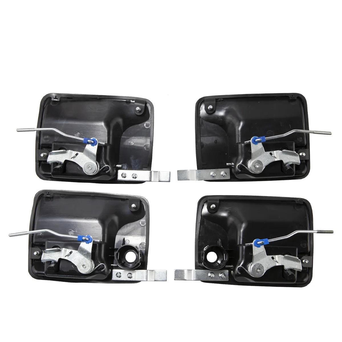 포드 F250 F350 F450 F550 슈퍼 듀티 1999-2016/포드 여행 2000-2005 4C3Z2522405AAA 용 1 세트 외부 외부 도어 핸들