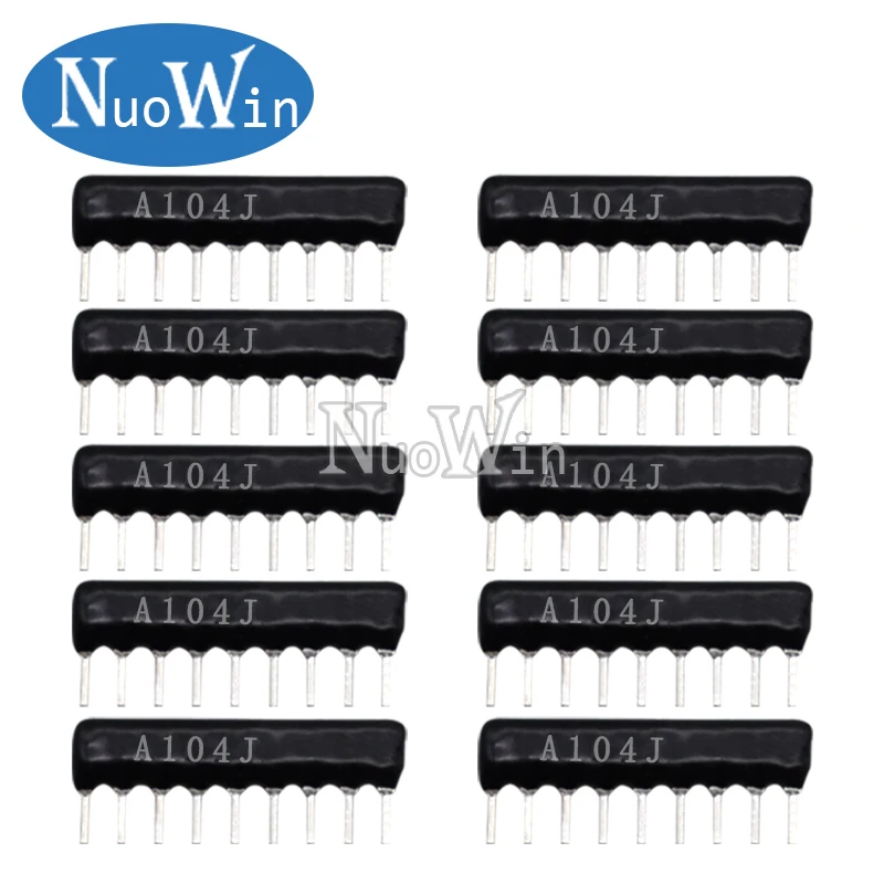 

10pcs DIP exclusion Network Resistor array 9pin 47 100 220 330 470 510 680 1K 1.2K 1.5K 2K 2.2K 3.3K 4.7K 5.1K 5.6K 10K 100K ohm