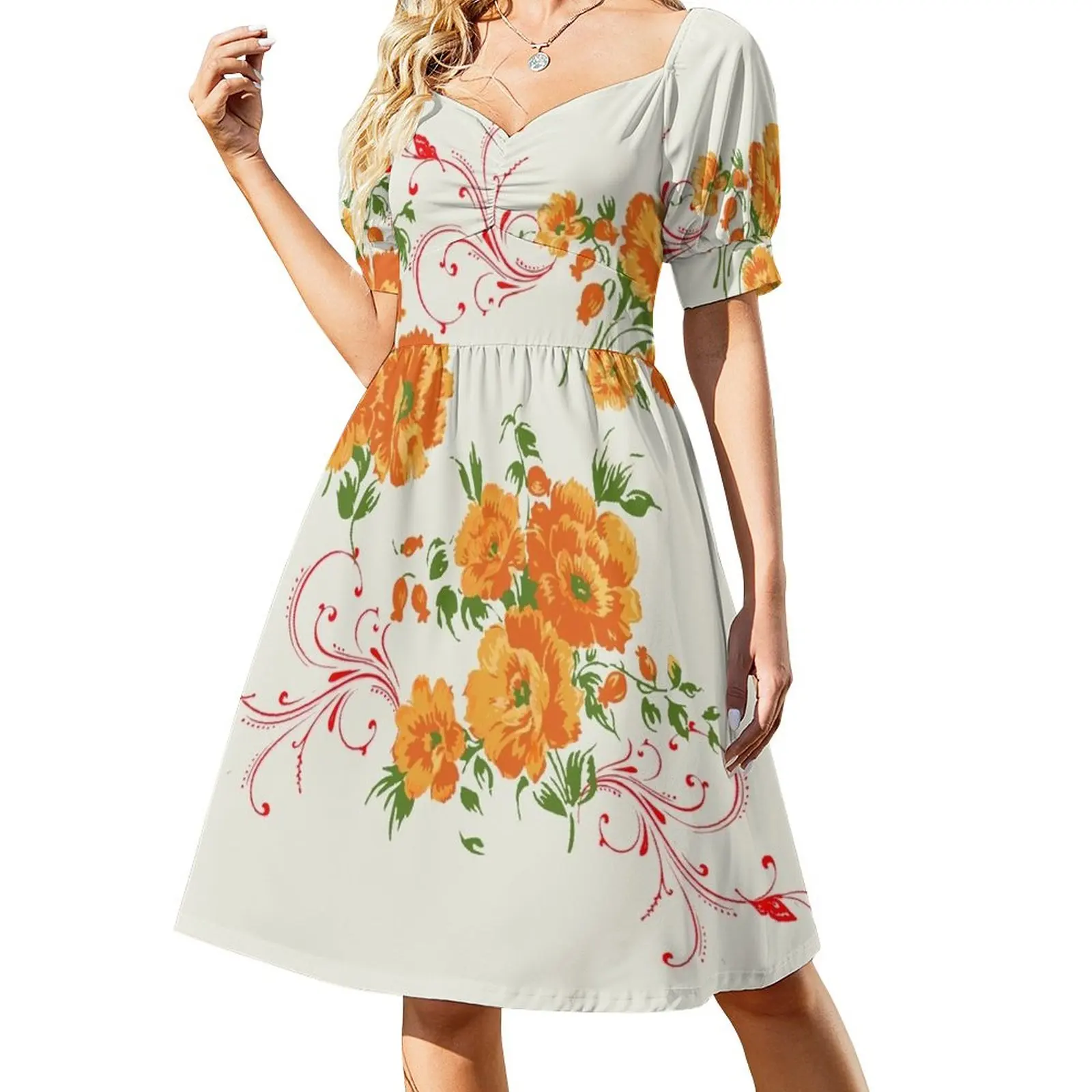 

Fall in America Sleeveless Dress Long dress beach outfits for women