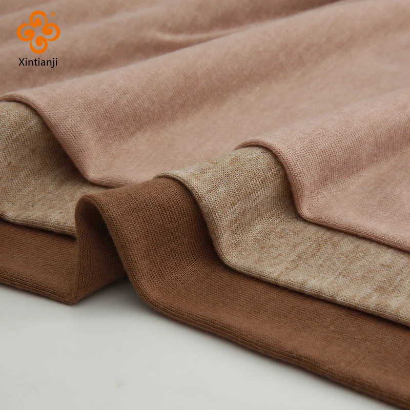 Nude Knit Jersey Fabric Acrylic Viscose Fabric Soft For Sewing Bottoming Shirt Blouse Or Dress 50*160cm/Piece