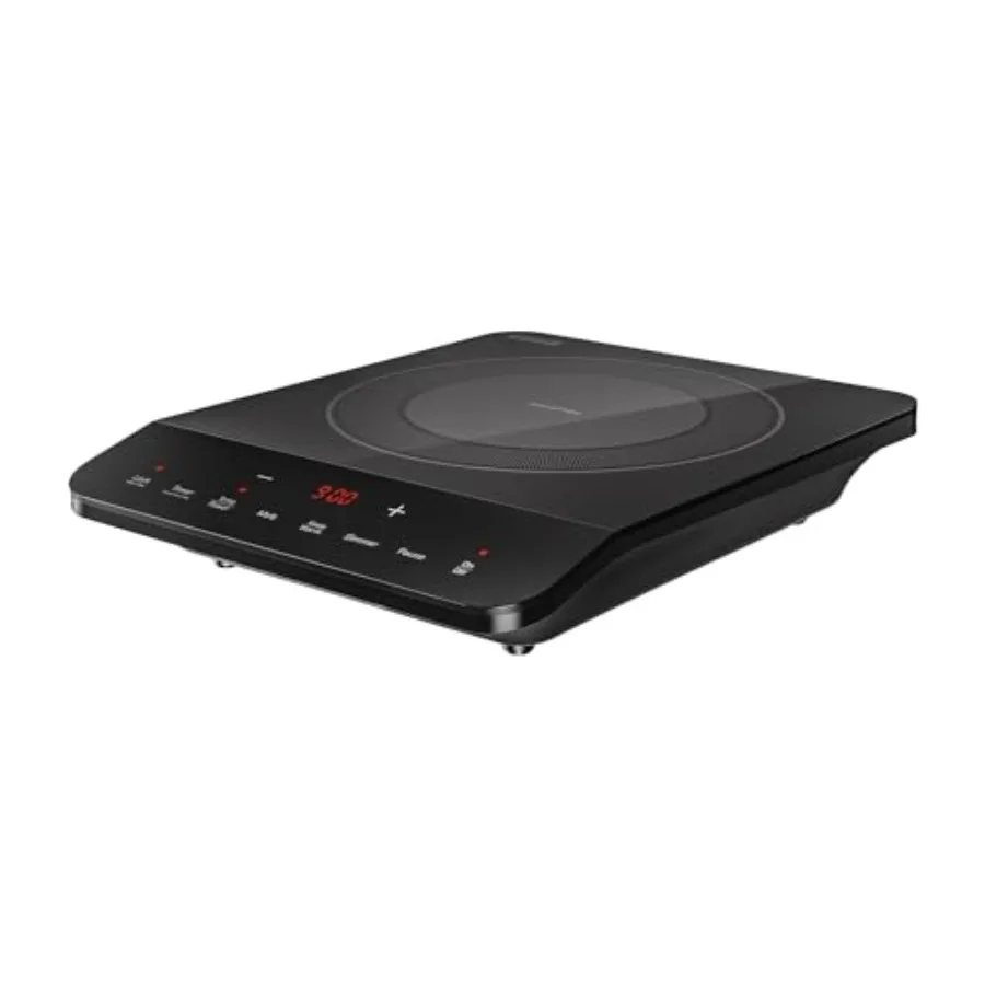 Portable Induction Hot Plate Cooktop 1 Burner with Shatter-proof Flat Glass Top 3 Preset Modes 110120V Plug-in Electric Stove f
