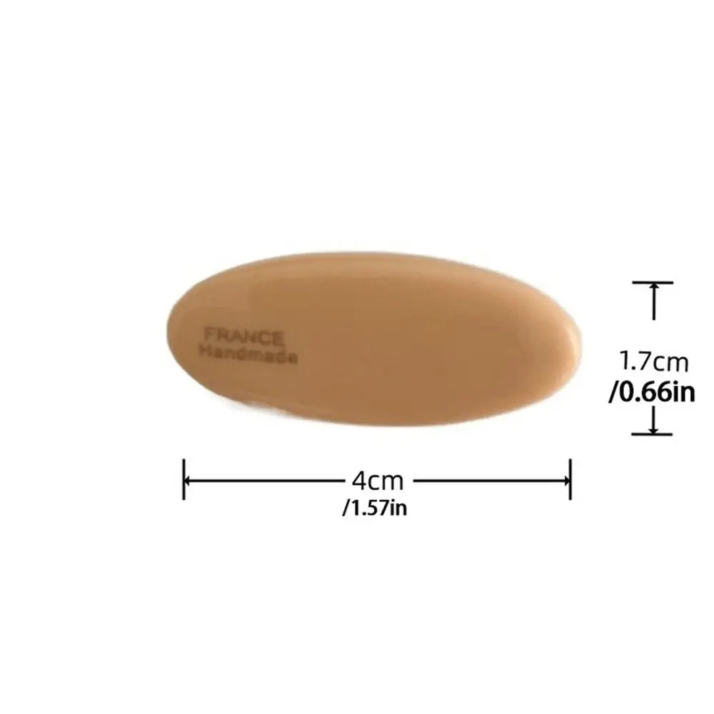 Description Picture 5 of itemHairpin Candy Color Bangs Clip Y2K Geometry Shape Korean Style Headwear Girl Hair Clip Female Hair Accessories Oval Hairpin
