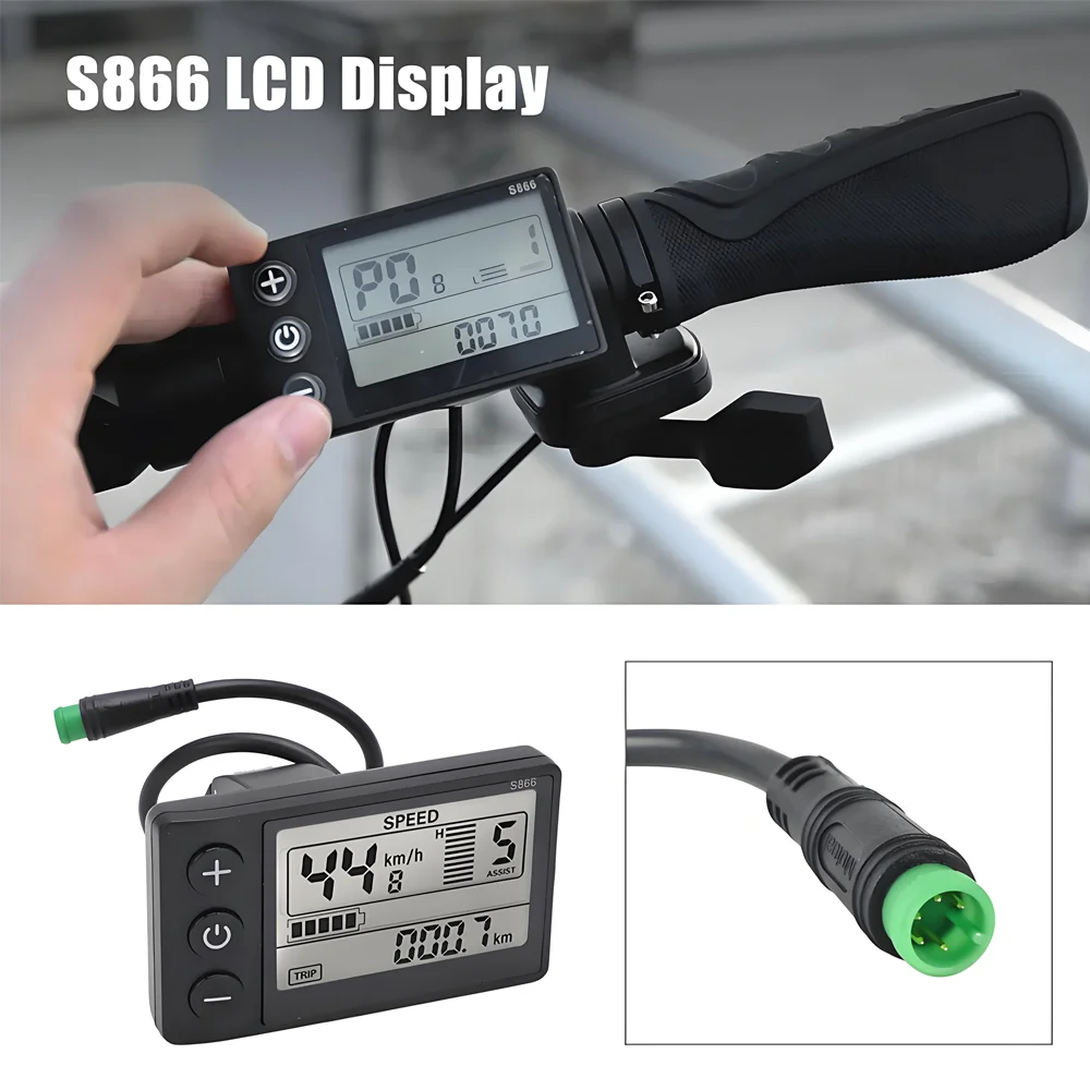 Enhanced LCD Display Screen for Electric Bike and Scooter Control Panel