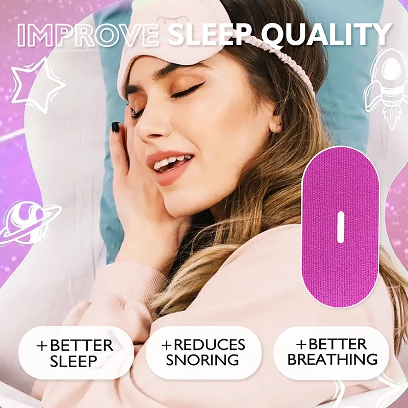 Stop Snoring Patch Nose Breathing Correction Improve Sleeping Promoting Better Breath Portable Night Sleep Mouth Orthosis Tape