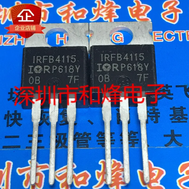 10PCS/Lot IRFB4115 IRFB4110 IRFB3205 IRFBE30 IRFB3206 IRFB3607 IRFB4115 IRFB4127 IRFB3307 IRFB7430 IRFB7740 TO-220 Original