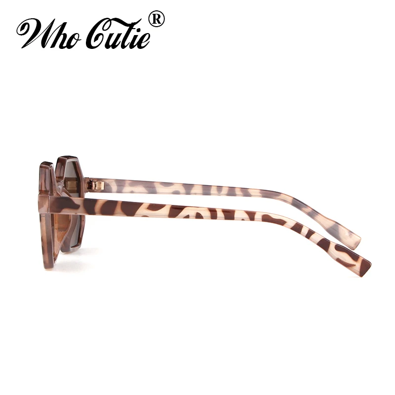 Fashion Octagon Leopard Sunglasses Women Brand Designer 2025