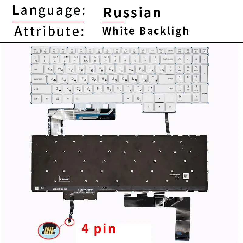 Enhanced Backlit Laptop Keyboard for Lenovo Legion Pro & Legion 5 Series