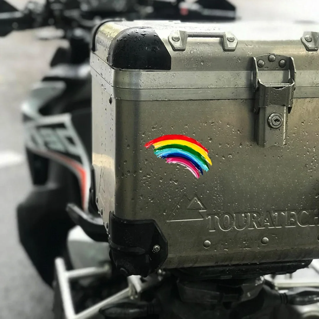Adesivi per auto Graffiti, adesivi per auto che bloccano i graffi, decorazioni arcobaleno, finestrini auto personalizzati, moto elettriche, wat - immagine 4