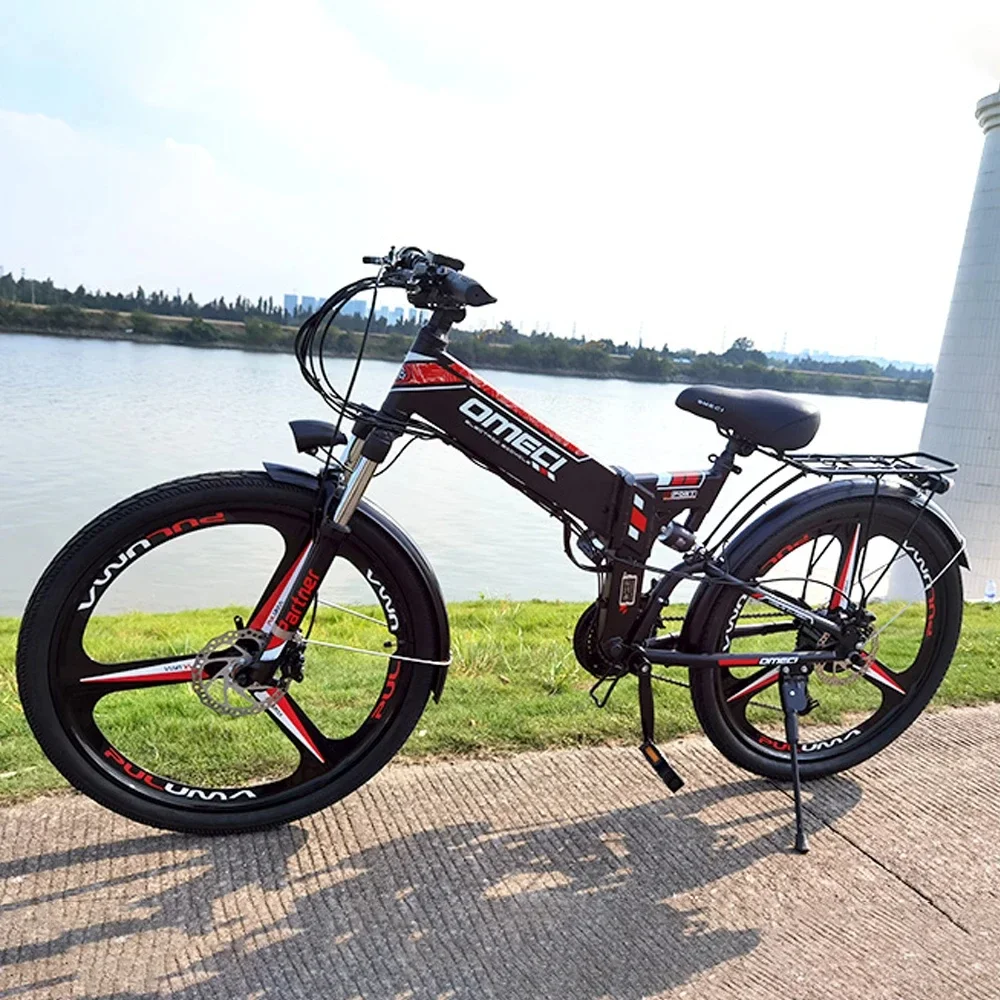 ZPW Electric Bicycle 1000W 14AH 48V Ebike Men's Bike 26 Inch * 1.9 Inch Tire Dual disc brake 45KM/H Mountain Motorcycl