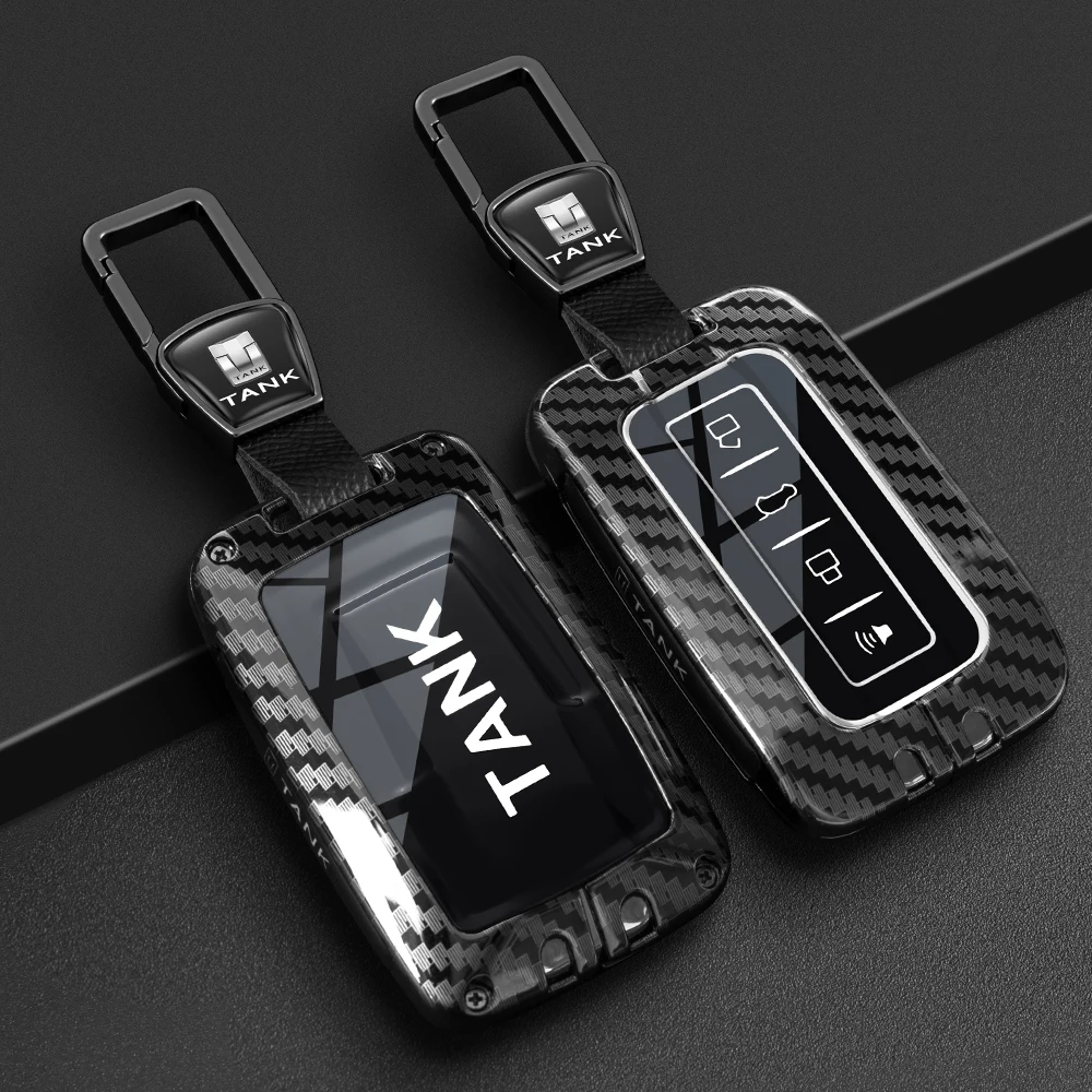 Premium Car Key Cover with Keychain Holder - Stylish Protective Case