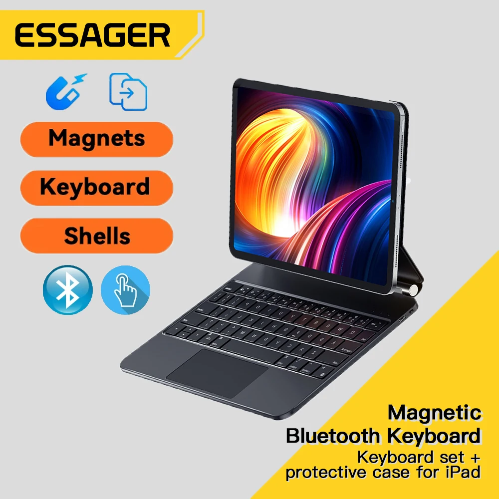 EssagerBluetoothWirelessKeyboardForiPadPro11129inch20222021