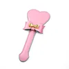 29CM PU Leather Heart-shaped Bowknot Horse Whip，Riding Crop Party Flogger Horse Riding Whip Costumes Performance Props 2