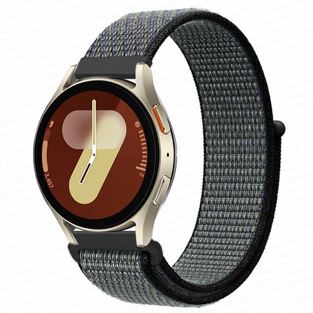 Versatile Nylon Loop Bracelet for Smartwatches - 22mm/20mm Band