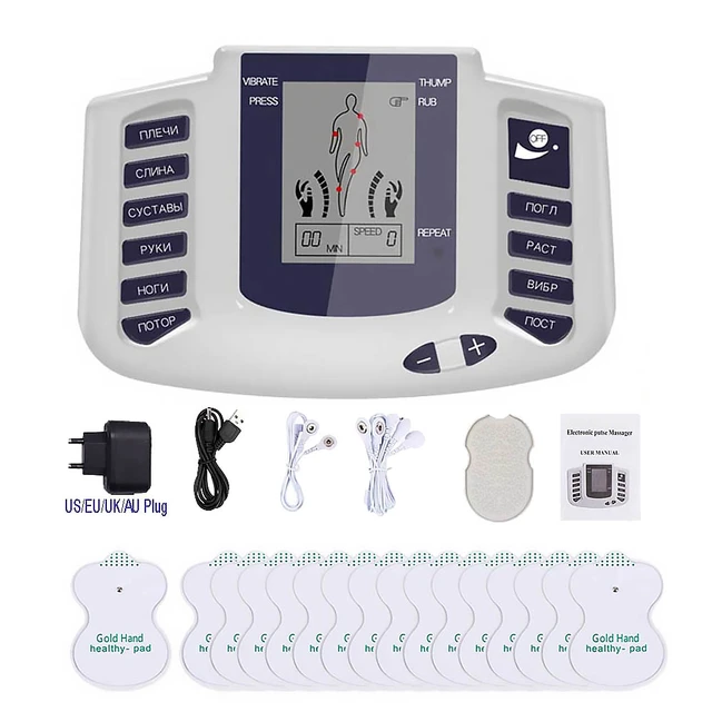 28-mode Tens Unit Muscle Stimulator Touch Screen Rechargeable Ems Tens  Machine Body Massager Massage Device Therapy Health Care - Relaxation  Treatments - AliExpress