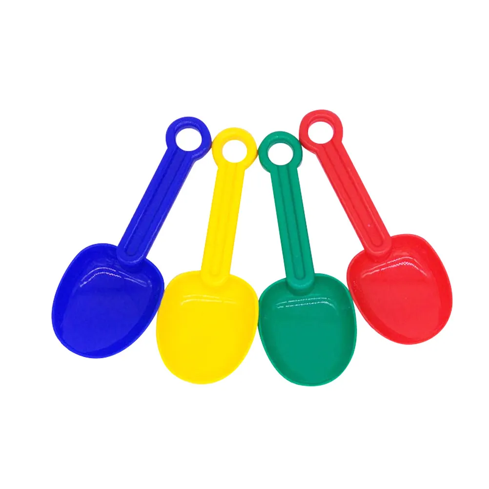 4개입 해변 모래 삽 세트, 튼튼한 어린이용 야외 놀이 장비, 모래 놀이, 준설,..