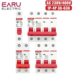 Advanced Type C Mini Circuit Breaker with Din Rail Mount and Short Circuit Overload Protection - 63A