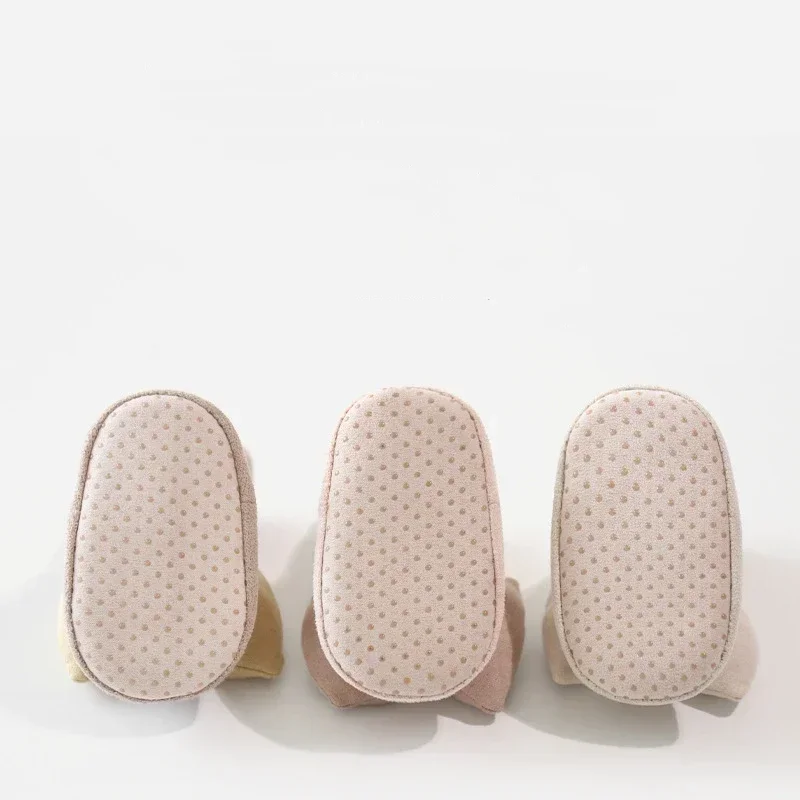 Cotton Non Slip Baby Girl Sock Shoes for Autumn Winter