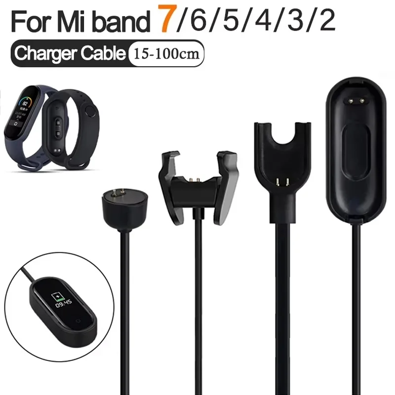 Portable USB Magnetic Chargers For Xiaomi Mi Band 7 Pro USB Charger Adapter For Mi Band 6 5 4 3 2 USB Charging Cable Accessories