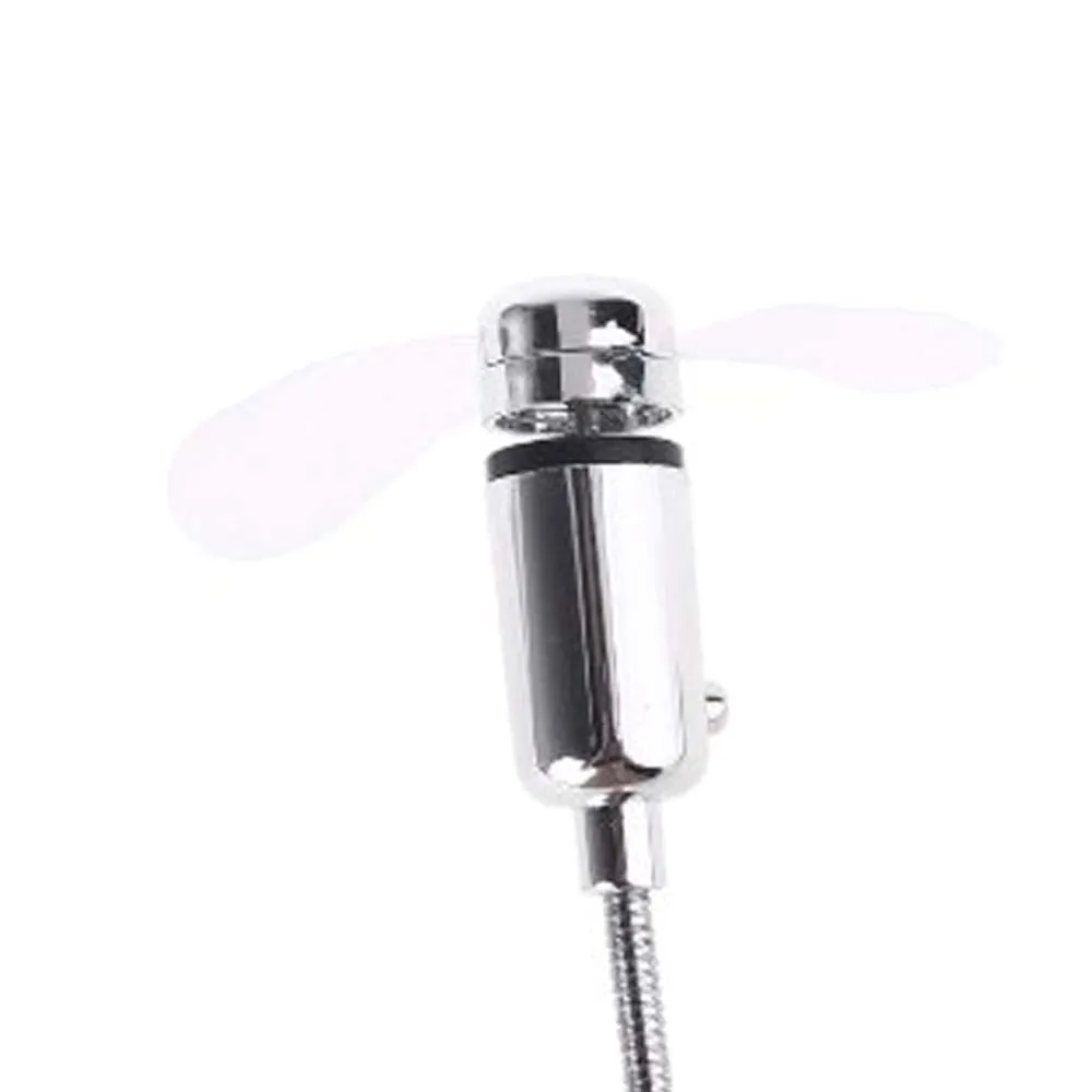 휴대용 USB 전원 냉각 팬 USB 팬 유연한 냉각 팬 데스크탑 PC 컴퓨터 노트북용 유연한 구즈넥 공기 송풍기