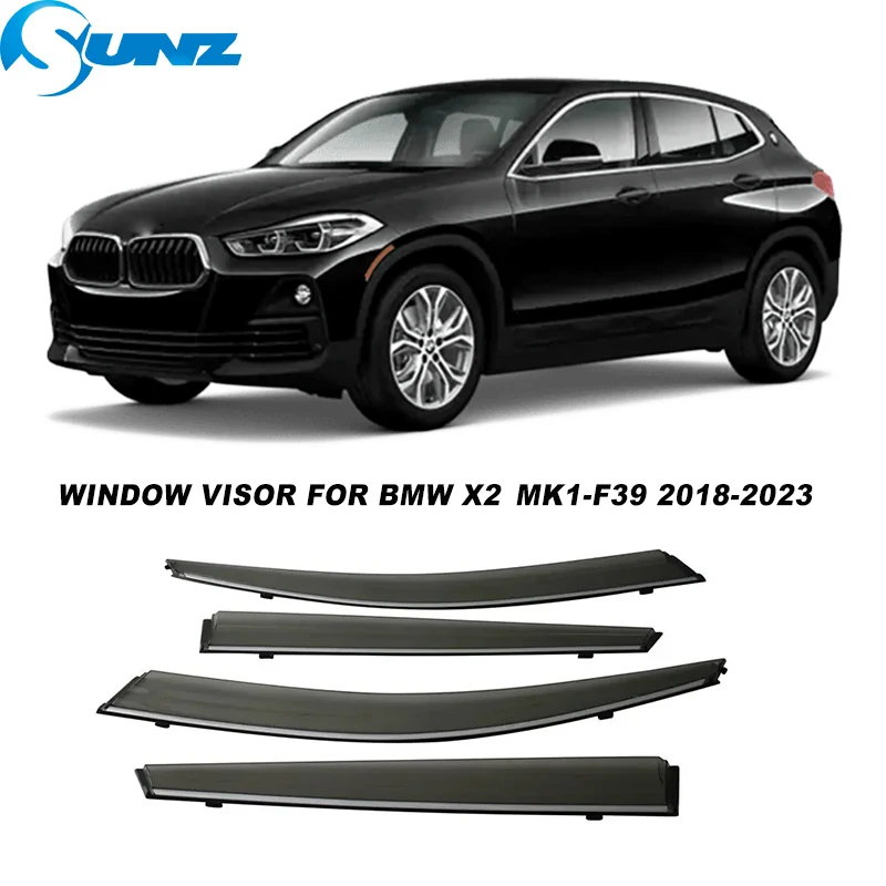 

Car Window Deflector For BMW X2 MK1-F39 2018 2019 2020 2021 2022 2023 2024 Window Visor Vent Awning Rain Guard Deflector Shelter