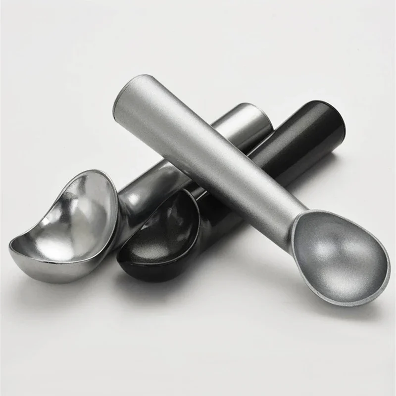 Spoon Portable Aluminum Alloy Non-stick Anti-feeze Ice Cream Baller Stainless Steel Scoop Home Kitchen Tools ice cream scoop