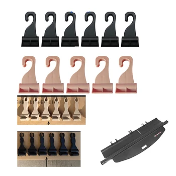 Supporto per Clip di copertura del carico del bagagliaio dell'auto gancio per sostituire il pulsante accessori per tende posteriori chiusura della parte Auto