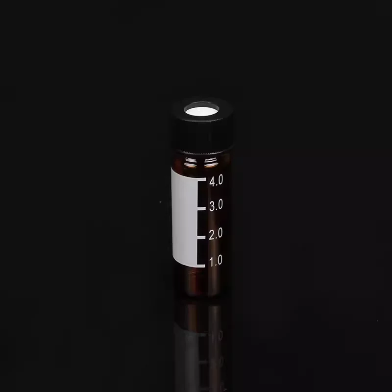 투명 스크류 탑 유리 샘플 병, 자동 헤드 스페이스 샘플링 병, 솔벤트 분석 병, 4 ml, 5ml, 100 세트