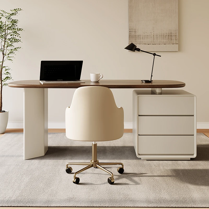 Luxury Modern Boss Desk Executive Italian Storage Computer Desk Nordic Coffee Escritorio Para Estudiante Office Furniture