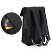 TINYAT New Men's Leather Backpack laptop Backpack for 14 15 inch Waterproof Travel Backpack for School Hiking Finshing Backpack 6