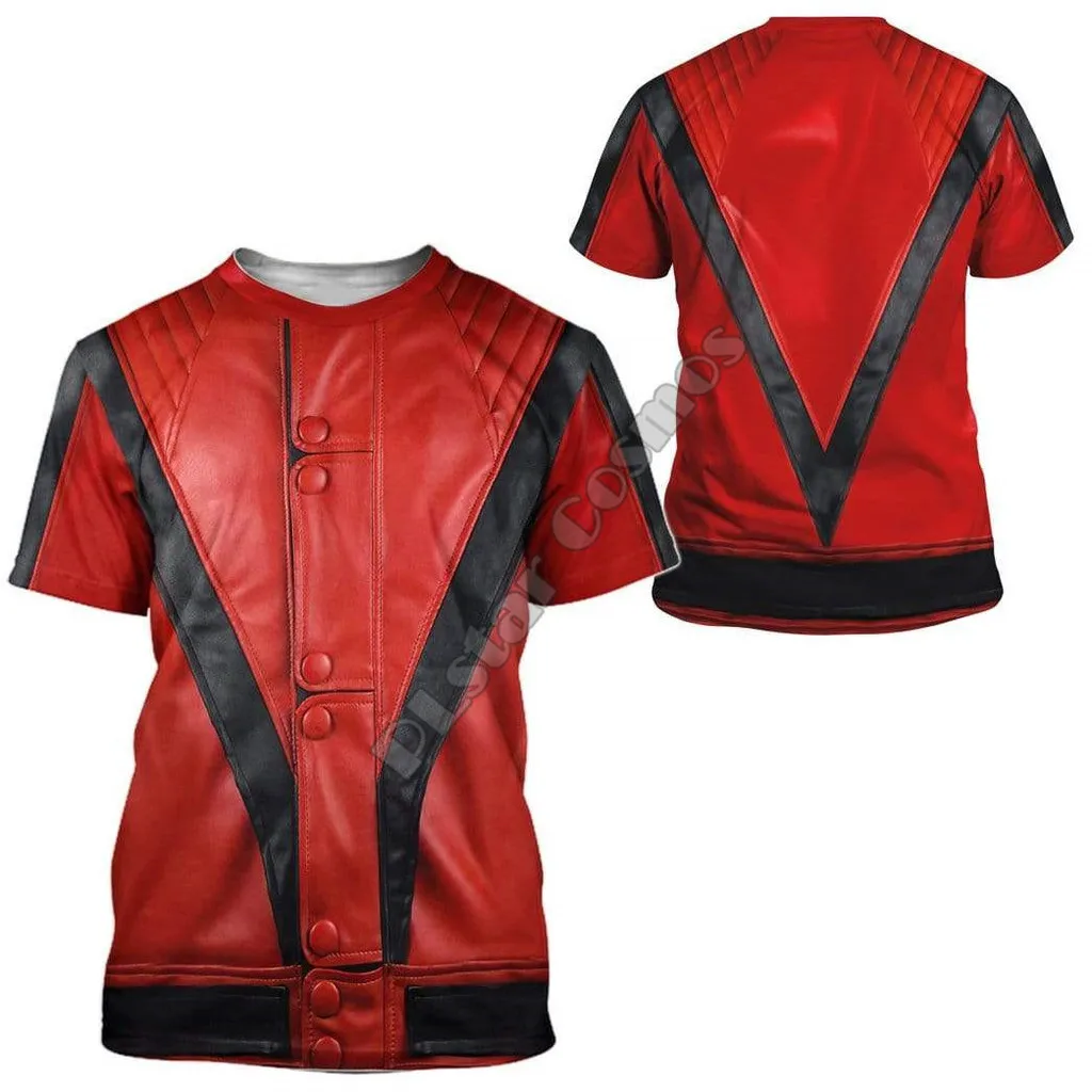 PLstar Cosmos Michael Jackson 3D-gedrucktes T-Shirt Harajuku Streetwear T-Shirts Lustige Männer für Frauen Kurzarm 12