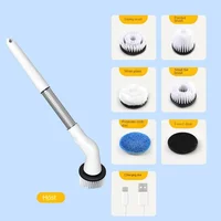 New Style Electric Cleaning Brush 5 in 1 Electric Multi-functional Home USB Automatic Cleaning Brush for Kitchen & Bathroom 6