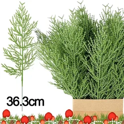 Artificial Pine Branches for Festive Decor and DIY Projects (Green)