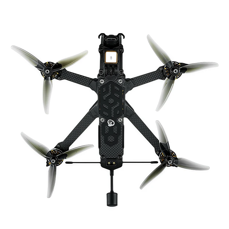 SEQURE SQFPV Drone FPV da 5 pollici 225mm 6S 8S Heison 5D con fotocamera HD DJI O3 o analogico VTX Freestyle Cine FPV Drone RC Quadcopter - immagine 4