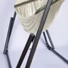 2 in 1 Hammock and Swinging Chair with Collapsible Steel Stand 450 lbs Capacity- Carrying Case, Portable & Adjustable 6