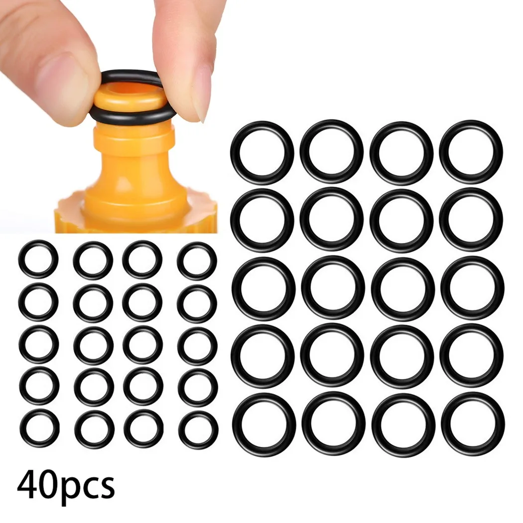 40Pcs/Set 1/4 M22 + 3/8 ORings For Pressure Washer Hose Quick