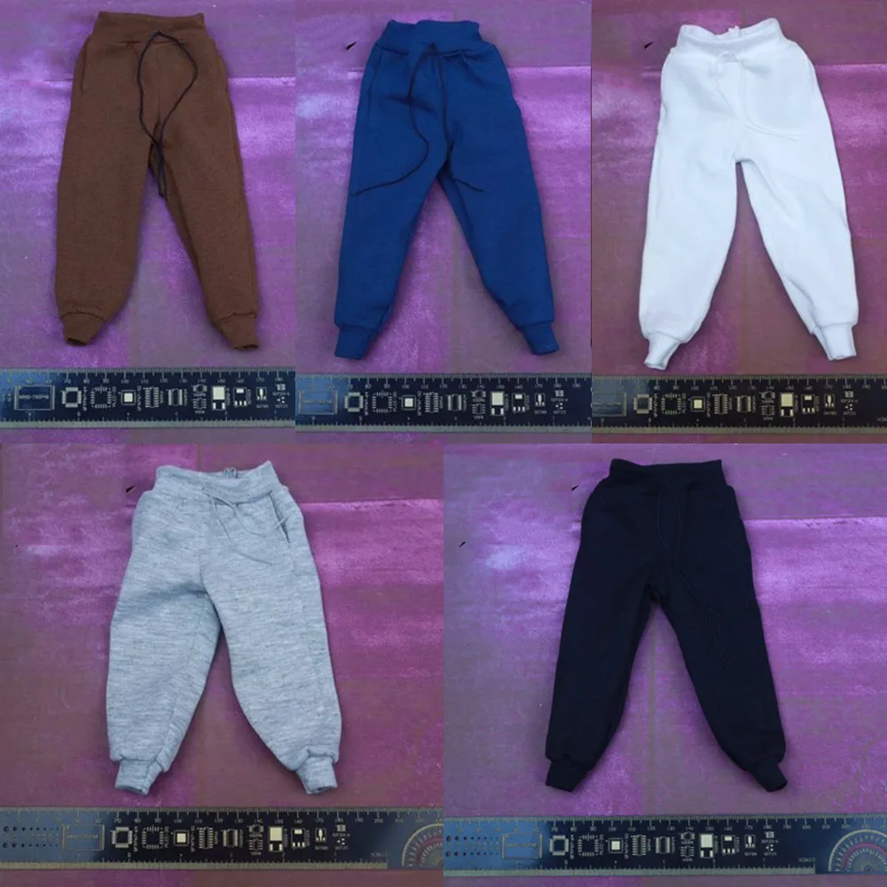 

5 Colors 1/6 Casual Men's Sport Sportswear Sweatpants Hip-Hop Trousers Pant Accessory for 12'' Strong Muscle Action Figure Body