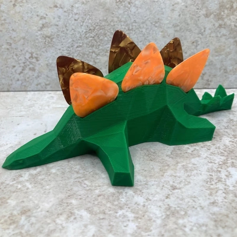 3d Printed Stegosaurus Guitar Pick Holder 3d Printed Stegosaurus Guitar Pick Holder