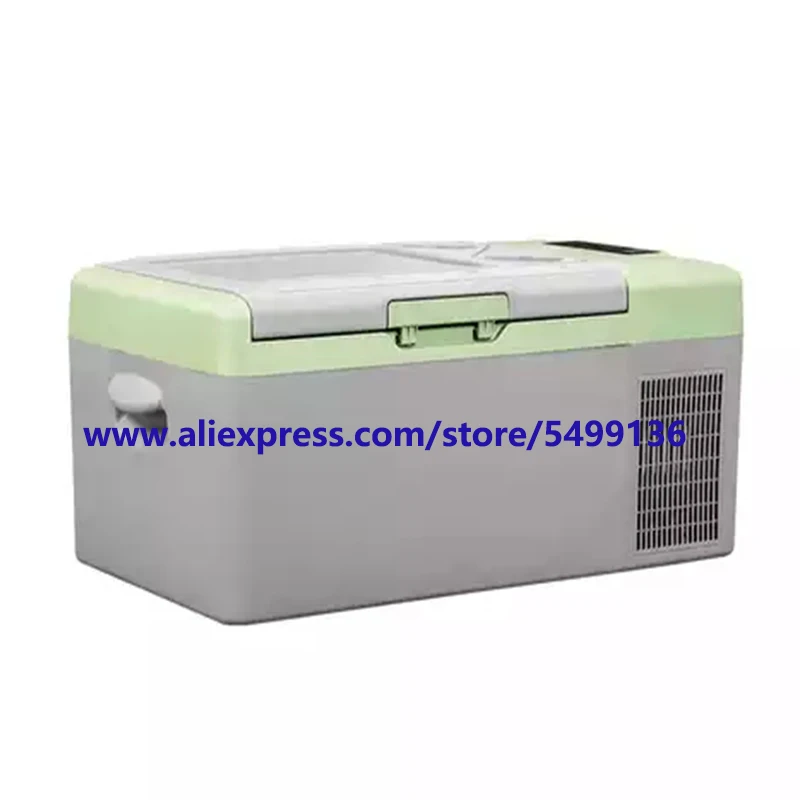 휴대용 배터리 냉동고 냉장고, 16L 자동차 앱 RV 냉장고, 12V 컴프레서, 빠른 냉동, 가정 야외 피크닉 쿨러