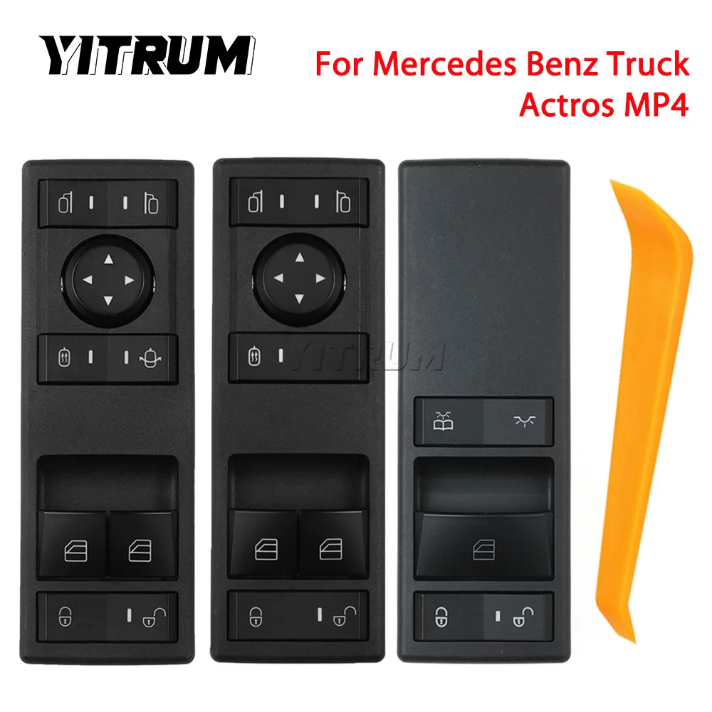 YITRUM A9605451213 A9605450913 9605451213 9605450913 Power Window push button switch For Mercedes Benz Truck Actros MP4