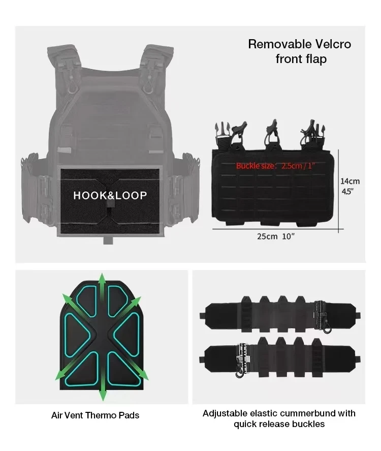Tactical Plate Carrier Vest 5